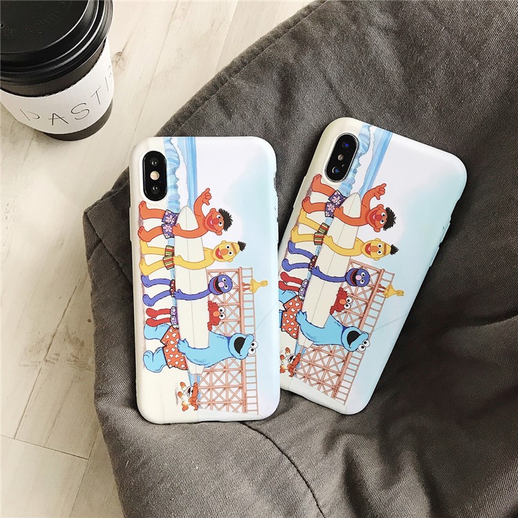 Pattern Printing IMD Soft TPU Protective Case for iPhone XS Max 6.5 inch - Summer Beach-8