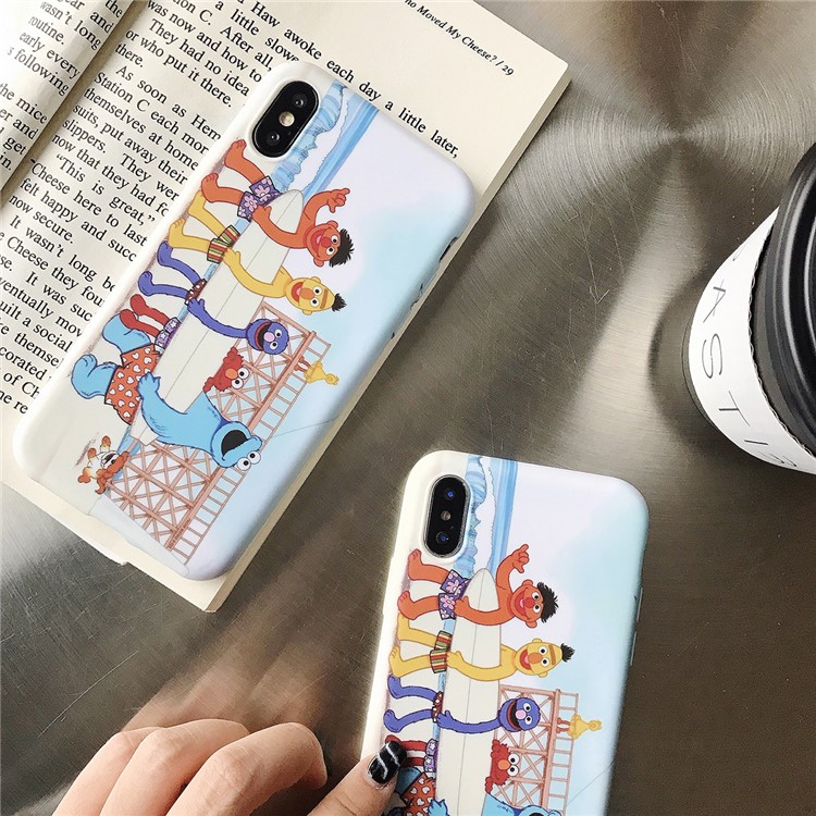 Pattern Printing IMD Soft TPU Protective Case for iPhone XS Max 6.5 inch - Summer Beach-9
