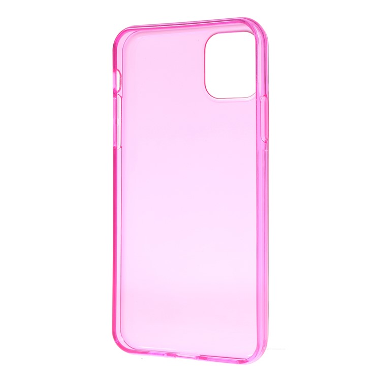 Shock Absorption Crystal Clear TPU Case for iPhone (2019) 5.8-inch - Rose-3