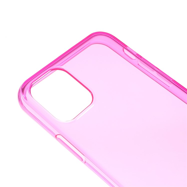 Shock Absorption Crystal Clear TPU Case for iPhone (2019) 5.8-inch - Rose-4