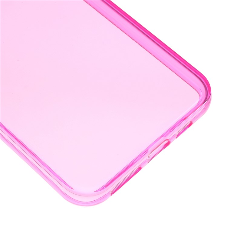 Shock Absorption Crystal Clear TPU Case for iPhone (2019) 5.8-inch - Rose-5