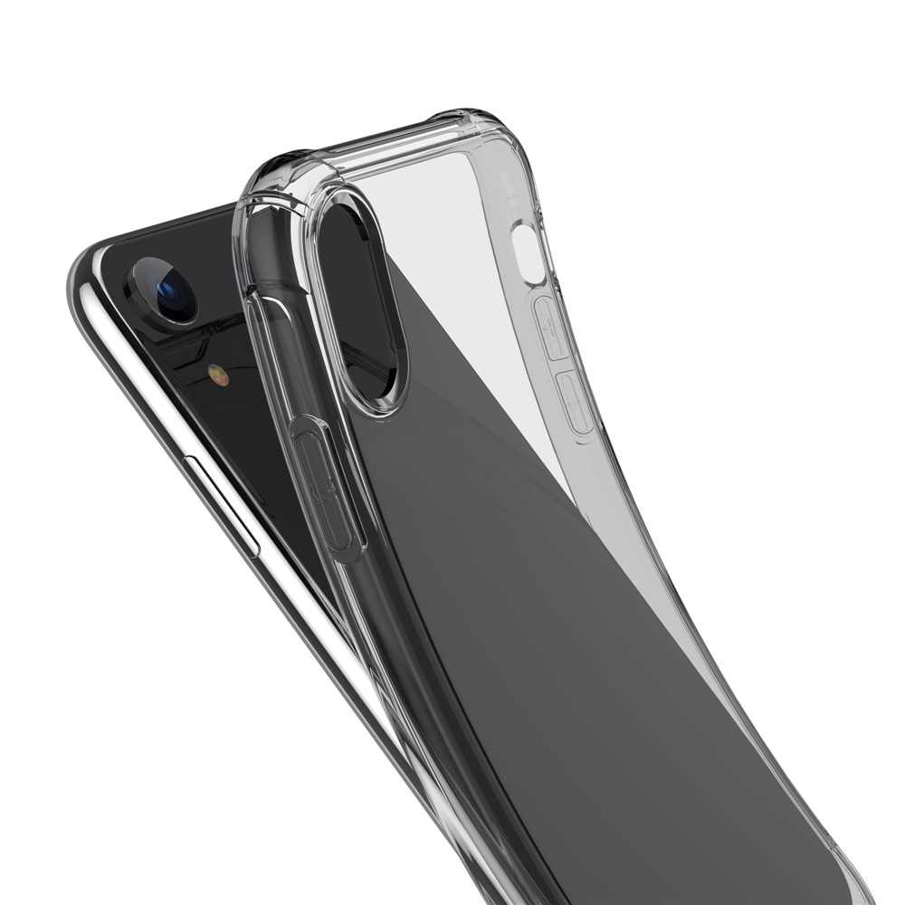 Coque En TPU Antichoc LEEU DESIGN Avec Coussin De Conversion Vocale Pour Iphone XR 6.1 Pouces - Noir-16