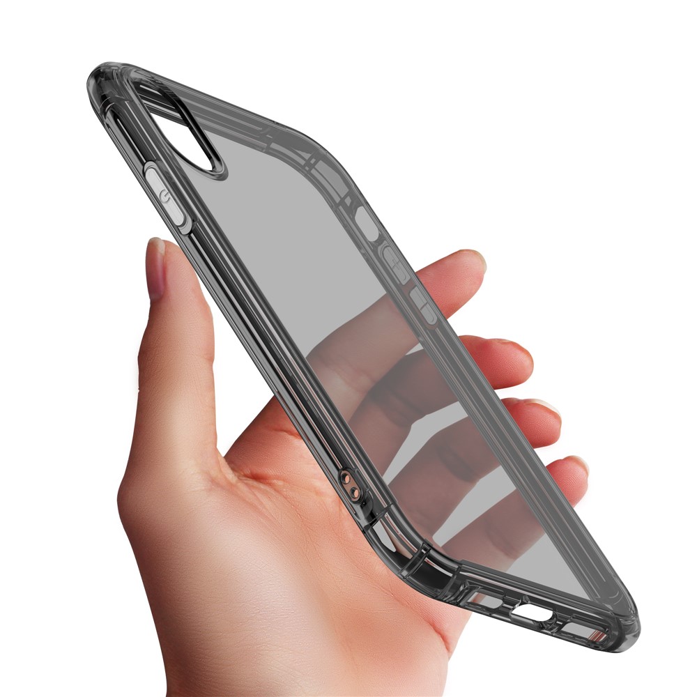 Coque En TPU Antichoc LEEU DESIGN Avec Coussin De Conversion Vocale Pour Iphone XR 6.1 Pouces - Noir-18