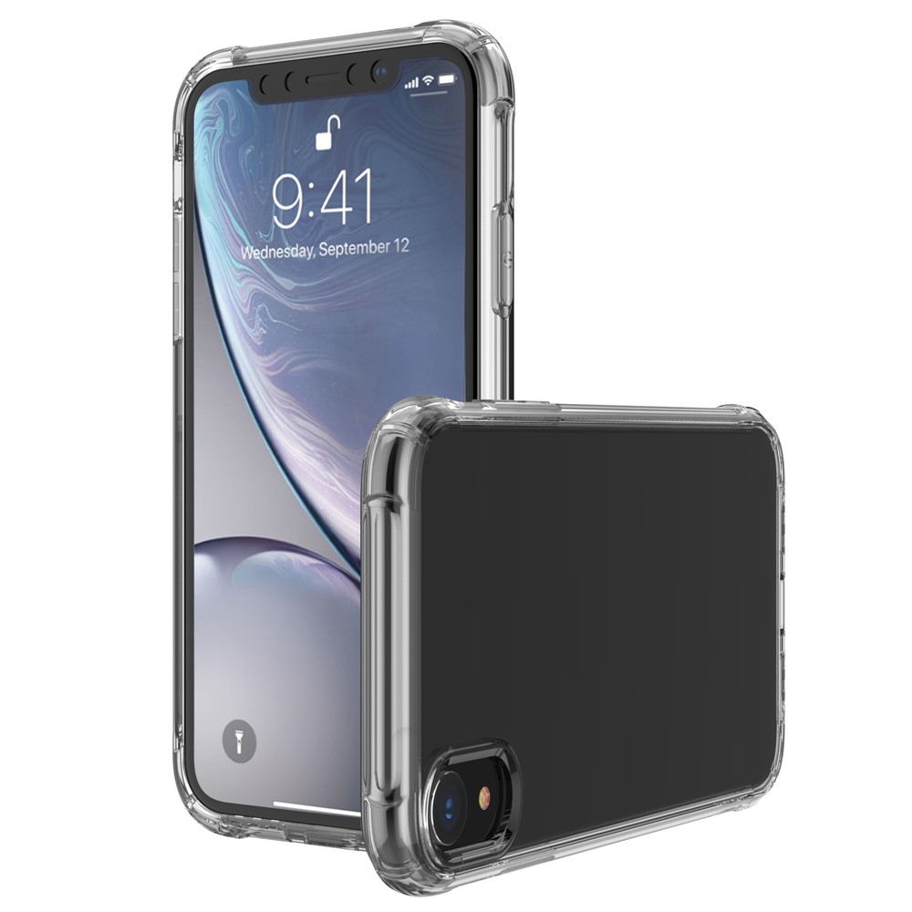 Cover Della Custodia TPU di Shock Cuscino di Design Leeu Con Jack di Conversione Vocale Per Iphone XR 6,1 Pollici - Nero-8