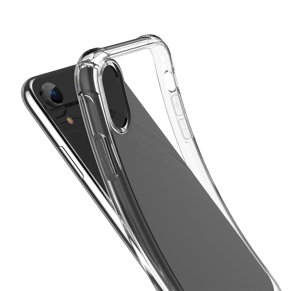 Custodia In TPU Antiurto Per Cuscino D'aria LEEU DESIGN Con Jack Di Conversione Vocale Per IPhone XR Da 6,1 Pollici - Trasparente-17