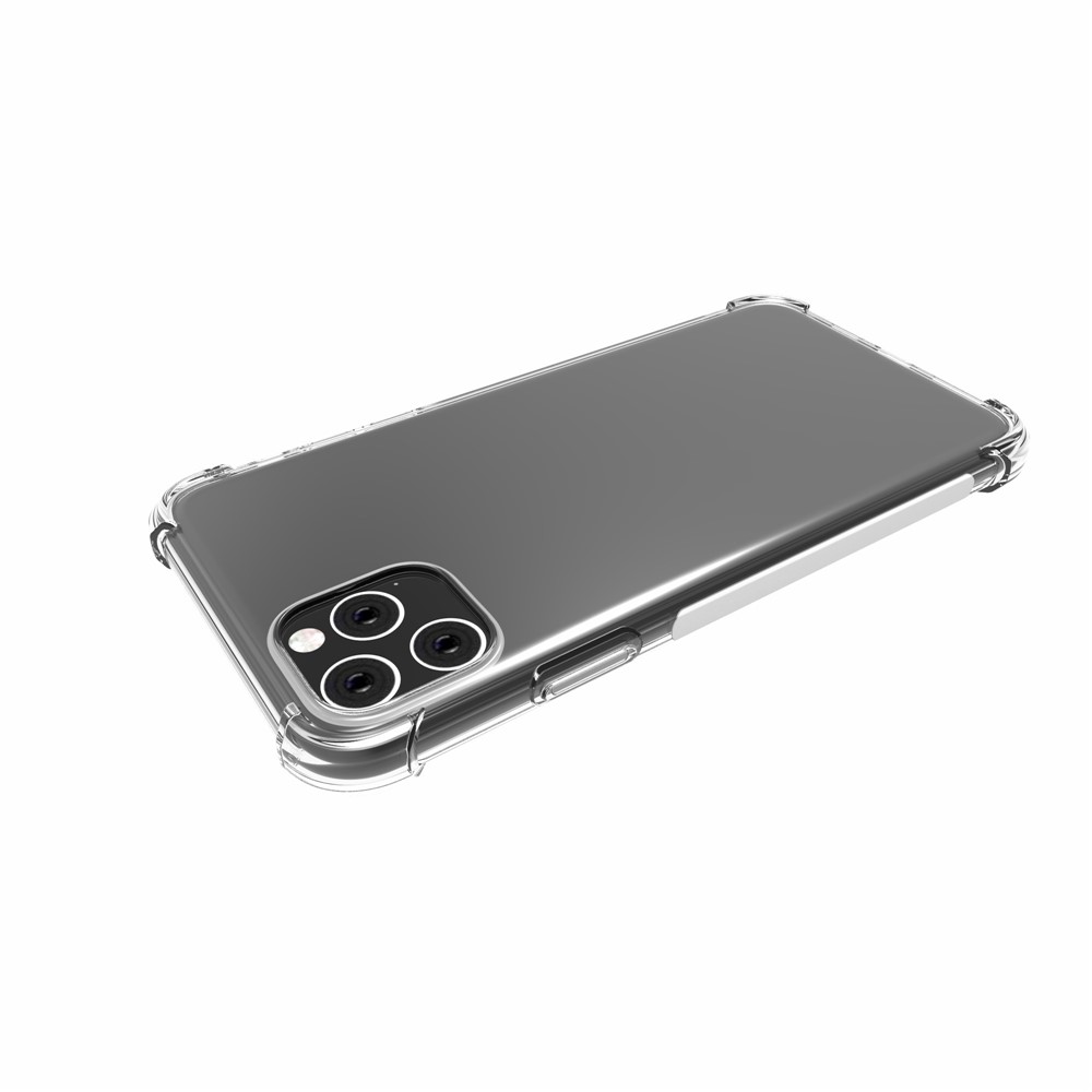 Clear Shock Absorption Soft TPU Phone Case for iPhone (2019) 6.5-inch - Transparent-3