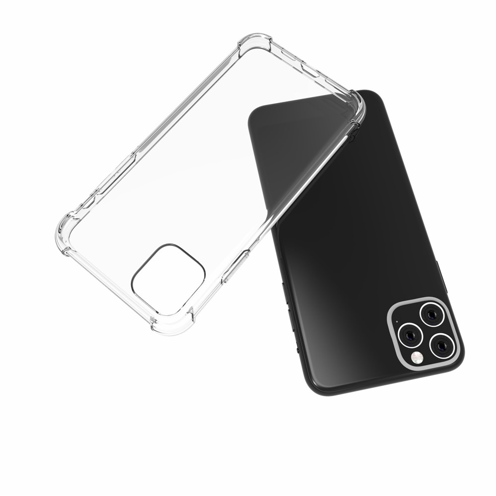 Clear Shock Absorption Soft TPU Phone Basing Pour Iphone 11 6,1 Pouces (2019) - Transparent