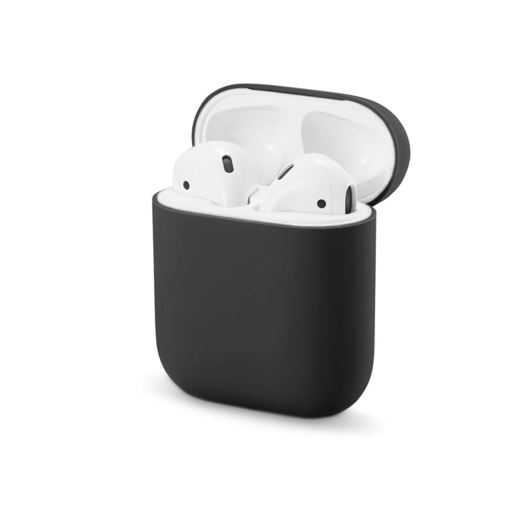 Solid Color Liquid Silicone Case for Apple AirPods with Charging Case (2019) / AirPods with Charging Case (2016) - Style A-6