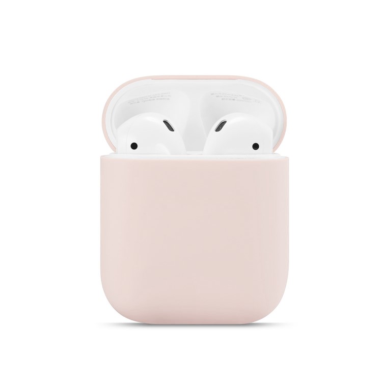Solid Color Liquid Silicone Case for Apple AirPods with Charging Case (2019) / AirPods with Wireless Charging Case (2019) / AirPods with Charging Case (2016) - Style I-1