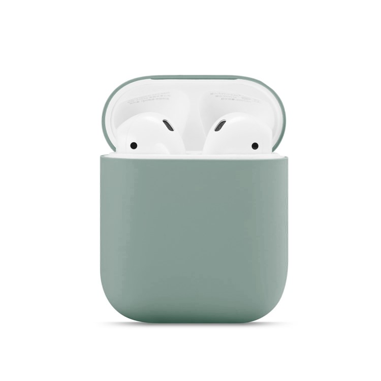 Solid Color Liquid Silicone Case for Apple AirPods with Charging Case (2019) / AirPods with Wireless Charging Case (2019) / AirPods with Charging Case (2016) - Style N-1