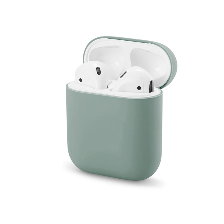 Solid Color Liquid Silicone Case for Apple AirPods with Charging Case (2019) / AirPods with Wireless Charging Case (2019) / AirPods with Charging Case (2016) - Style N-6