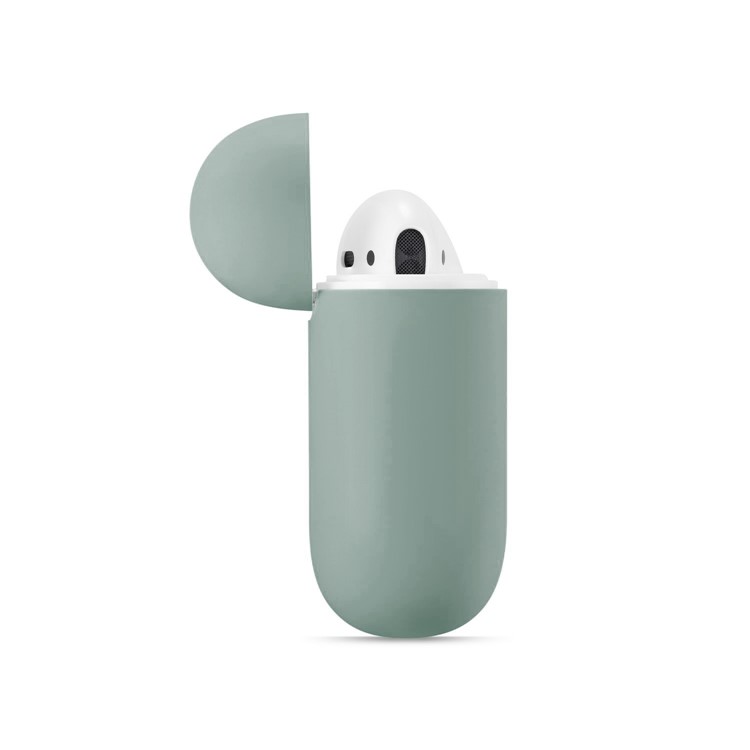 Solid Color Liquid Silicone Case for Apple AirPods with Charging Case (2019) / AirPods with Wireless Charging Case (2019) / AirPods with Charging Case (2016) - Style N-7