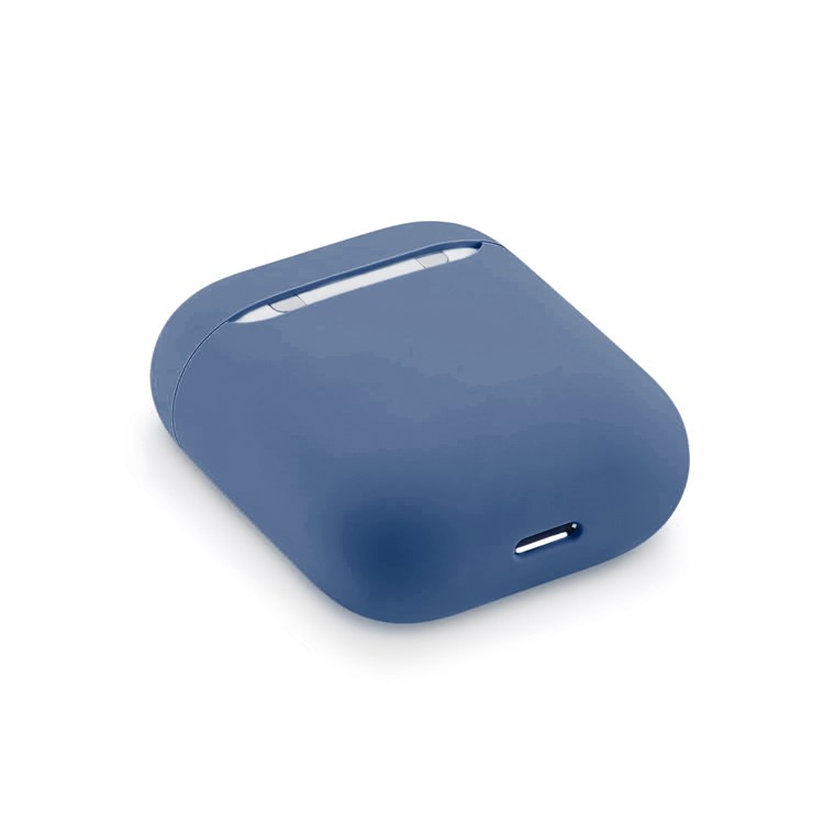 Solid Color Liquid Silicone Case for Apple AirPods with Charging Case (2019) / AirPods with Wireless Charging Case (2019) / AirPods with Charging Case (2016) - Style Q-11
