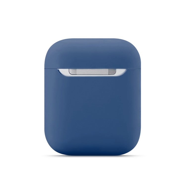 Solid Color Liquid Silicone Case for Apple AirPods with Charging Case (2019) / AirPods with Wireless Charging Case (2019) / AirPods with Charging Case (2016) - Style Q-4