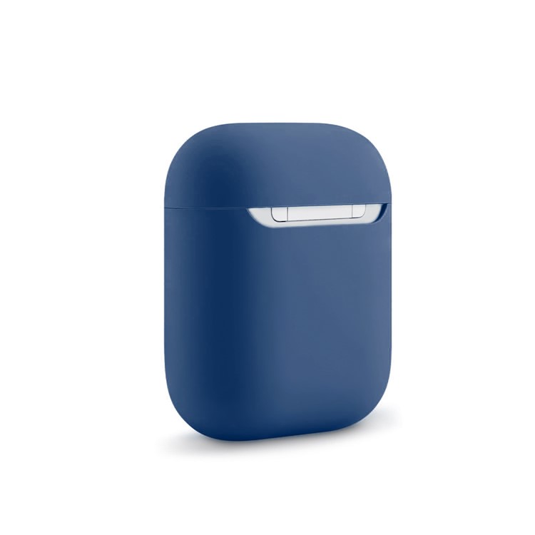 Solid Color Liquid Silicone Case for Apple AirPods with Charging Case (2019) / AirPods with Wireless Charging Case (2019) / AirPods with Charging Case (2016) - Style Q-5