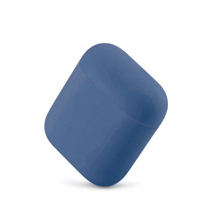 Solid Color Liquid Silicone Case for Apple AirPods with Charging Case (2019) / AirPods with Wireless Charging Case (2019) / AirPods with Charging Case (2016) - Style Q-8