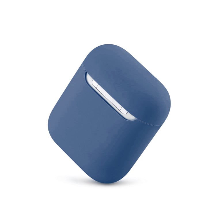 Solid Color Liquid Silicone Case for Apple AirPods with Charging Case (2019) / AirPods with Wireless Charging Case (2019) / AirPods with Charging Case (2016) - Style Q-9