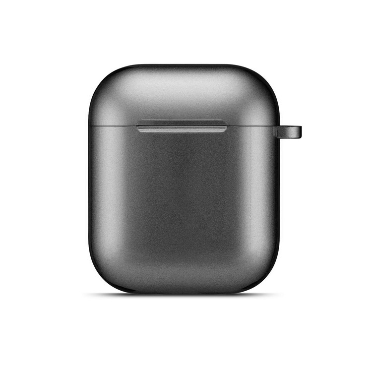 Rubberized TPU Case for Apple AirPods with Wireless Charging Case (2019) / AirPods with Charging Case (2019) (2016) - Black-3