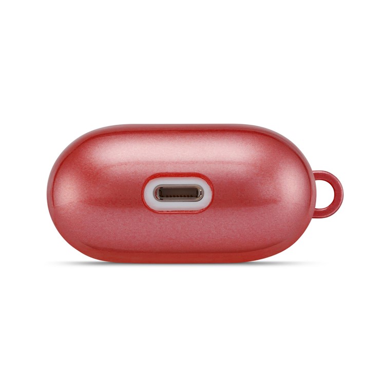 Rubberized TPU Case for Apple AirPods with Wireless Charging Case (2019) / AirPods with Charging Case (2019) (2016) - Red-13