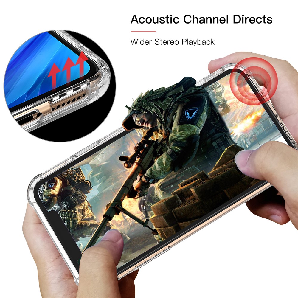 LEEU DESIGN Air Cushion Shockproof TPU Phone Case for iPhone (2019) 6.5-inch-5