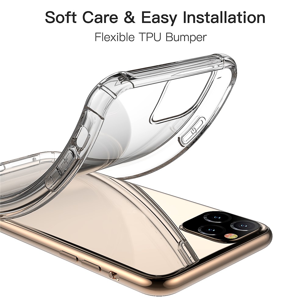 LEEU DESIGN Air Cushion Shockproof TPU Phone Case for iPhone (2019) 6.5-inch-7