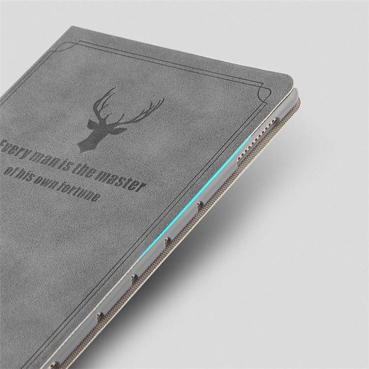 Deer Pattern PU Leather Stand Tablet Shell for iPad Air 10.5 inch (2019)/Air 3/Air (3rd generation) - Grey-6