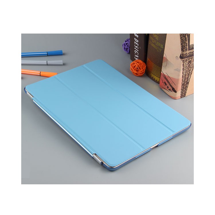 

Tri-fold Stand PU Leather Auto Sleep Tablet Cover Case for iPad Air 2 - Blue, iPad Air 2