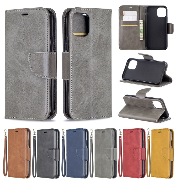 Caso De Cobertura De Telefone De Couro PU Material Para Iphone (2019) 5,8 Polegadas - Preto-10