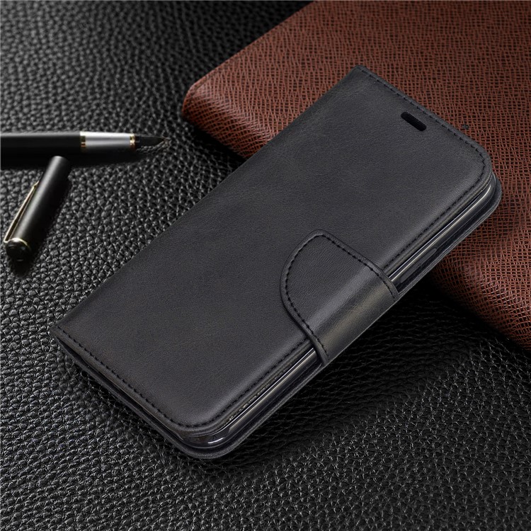 Caso De Cobertura De Telefone De Couro PU Material Para Iphone (2019) 5,8 Polegadas - Preto-7