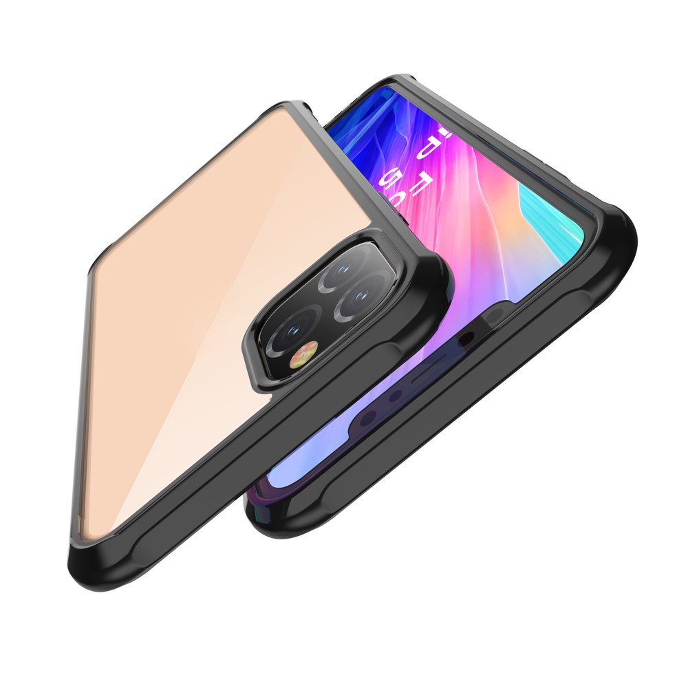 LEEU DESIGN Air Cushion Shockproof Acrylic Mobile Phone Cover for iPhone (2019) 6.1-inch - Black-3