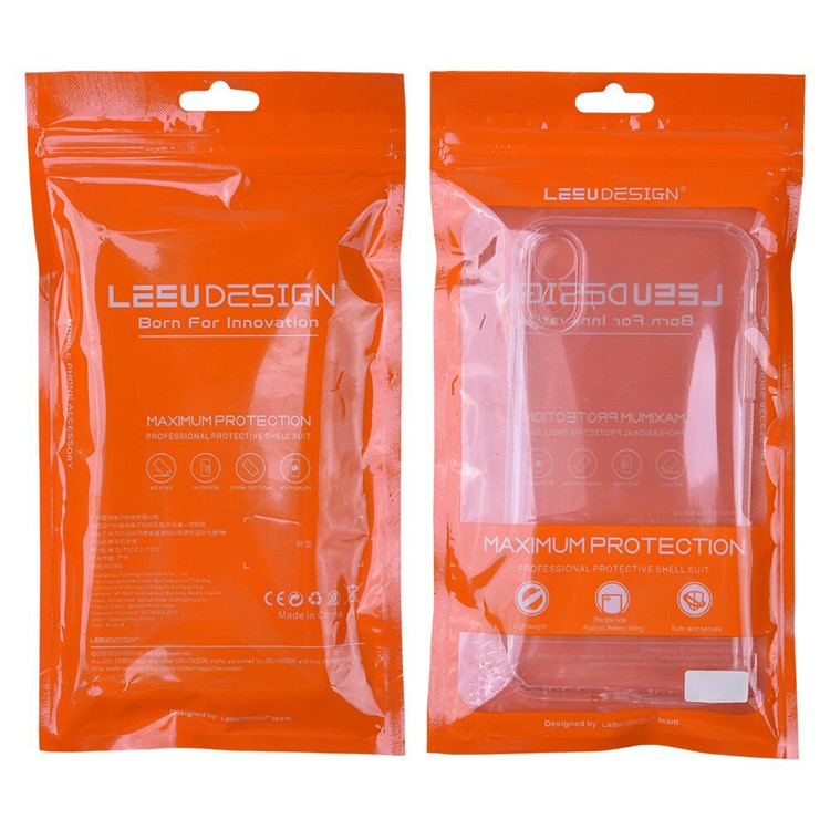 LEEU DESIG 1.2mm Transparent Thickness Soft TPU Phone Casing Cover for iPhone 11 6.1 inch (2019)-11