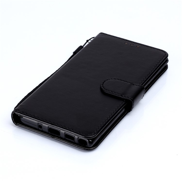 Wallet Leather Stand Phone Casing for Samsung Galaxy Note 10 - Black-6