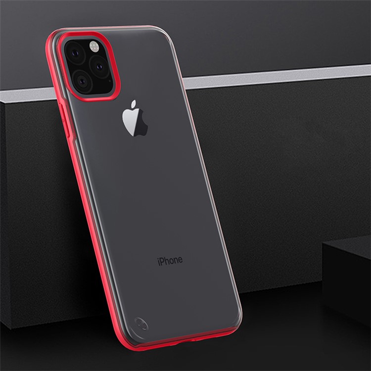 

Matte PC Frame + TPU Back Cover Phone Case for iPhone 11 6.1 inch (2019) - Red, iPhone 11 6.1 inch