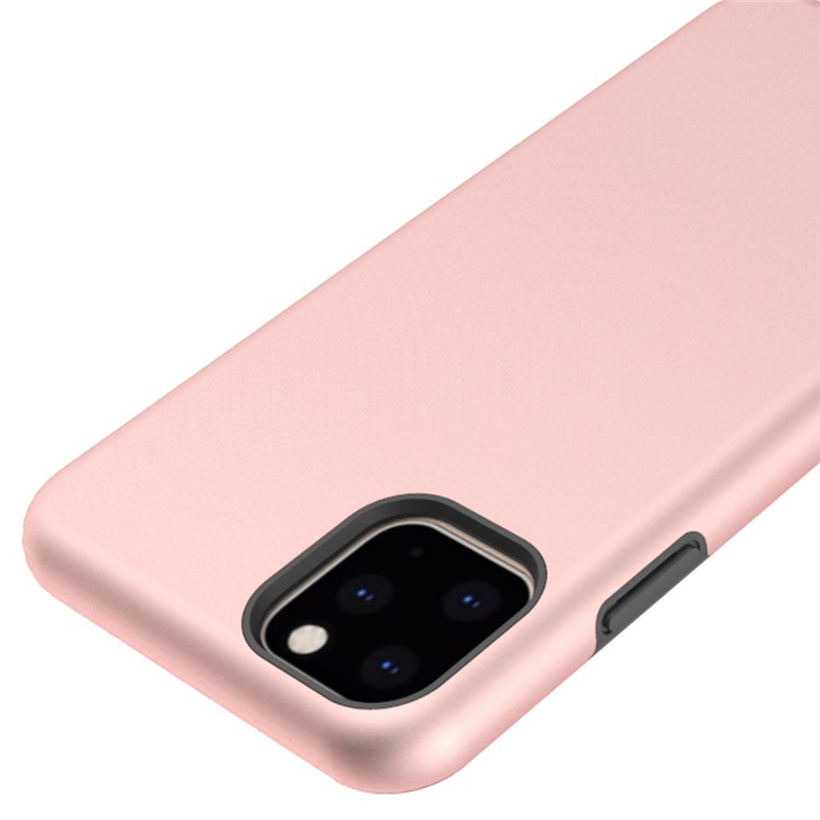 Pedestrian Series Shockproof Anti-dropping PC + TPU Hybrid Case for iPhone (2019) 5.8-inch - Rose Gold-3