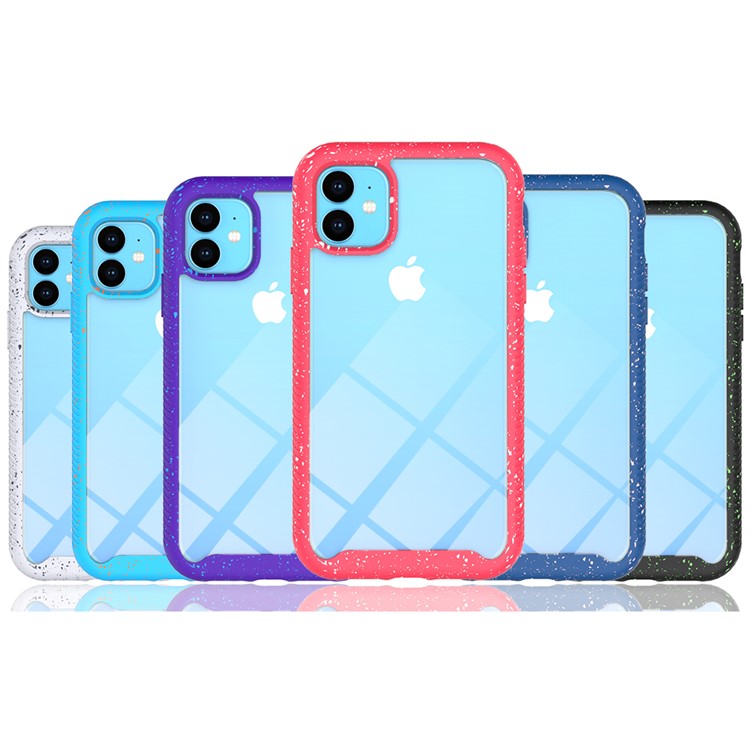 Shockproof Drop-proof Dust-proof Polycarbonate + TPU Hybrid Case for iPhone (2019) 6.1-inch - Red-7