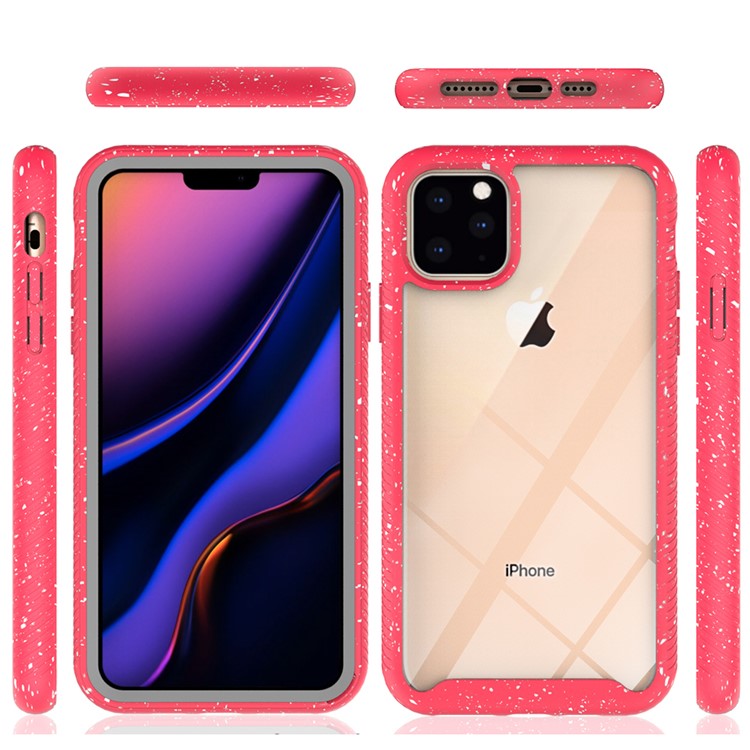 Shockproof Drop-proof Dust-proof Polycarbonate + TPU HybridCasing for iPhone (2019) 6.5-inch - Red-1