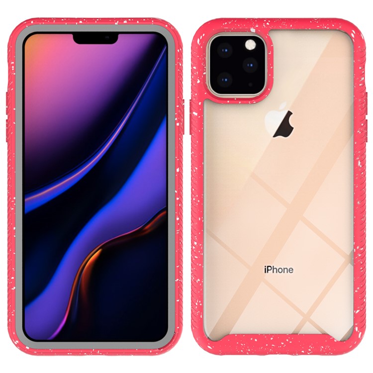 Shockproof Drop-proof Dust-proof Polycarbonate + TPU HybridCasing for iPhone (2019) 6.5-inch - Red-2