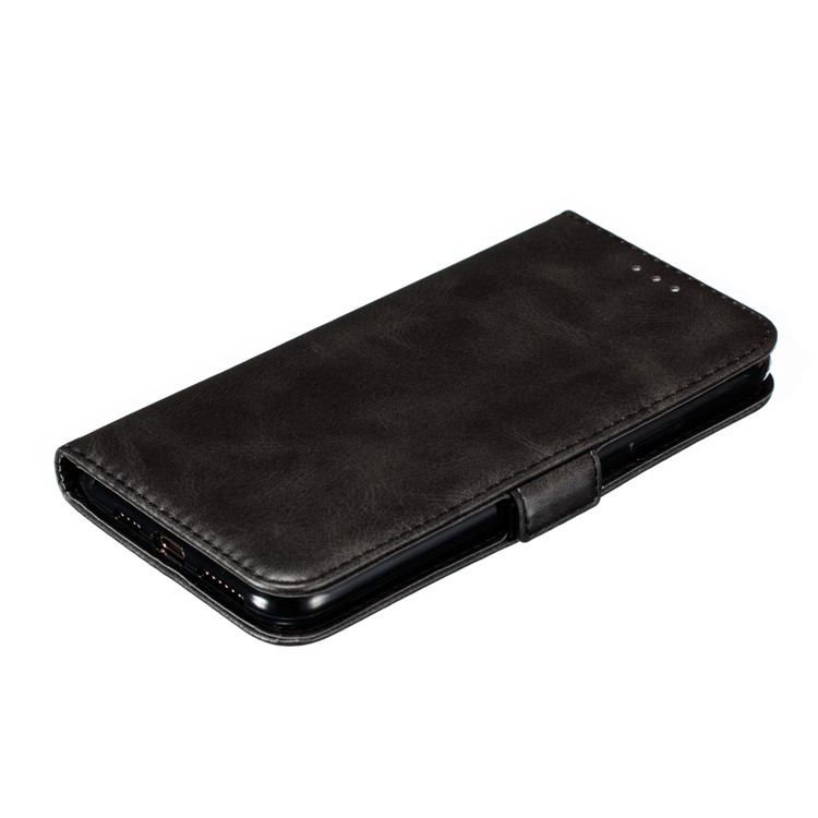 Leather Wallet Stand Flip Cover Phone Case for iPhone (2019) 6.5-inch - Black-8