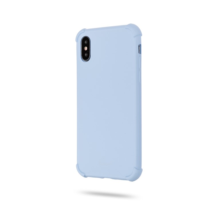 Caso De Telefone Macio À Prova De Choque TPU Para Iphone XS / X - Azul-2