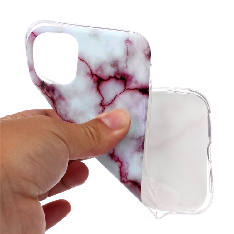 Teste Padrão De Mármore IMD TPU Back Case Para Iphone (2019) 5.8-inch - Estilo E-3