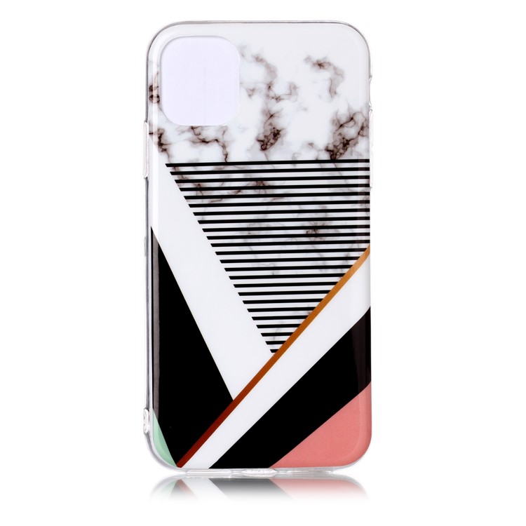 Teste Padrão De Mármore IMD TPU Back Case Para Iphone (2019) 5.8-inch - Estilo Eu-1