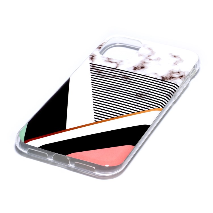 Teste Padrão De Mármore IMD TPU Back Case Para Iphone (2019) 5.8-inch - Estilo Eu-2