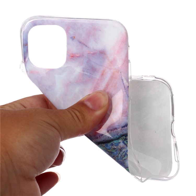 Teste Padrão De Mármore IMD TPU Back Case Para Iphone (2019) 5.8-inch - Estilo J-3