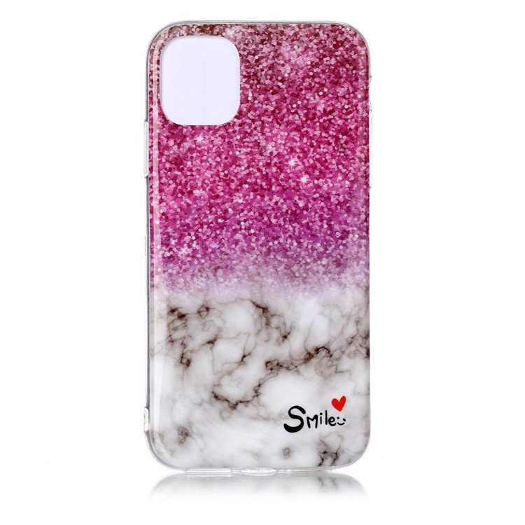 Teste Padrão De Mármore IMD TPU Back Case Para Iphone (2019) 5.8-inch - Estilo L-1