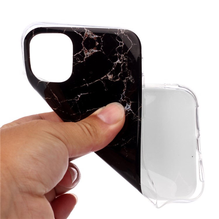 Teste Padrão De Mármore IMD TPU Back Case Para Iphone (2019) 5.8-inch - Estilo U-3