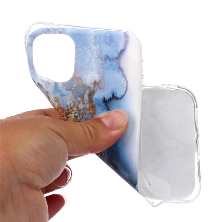 Teste Padrão De Mármore IMD TPU Back Case Para Iphone (2019) 5.8-inch - Estilo V-3
