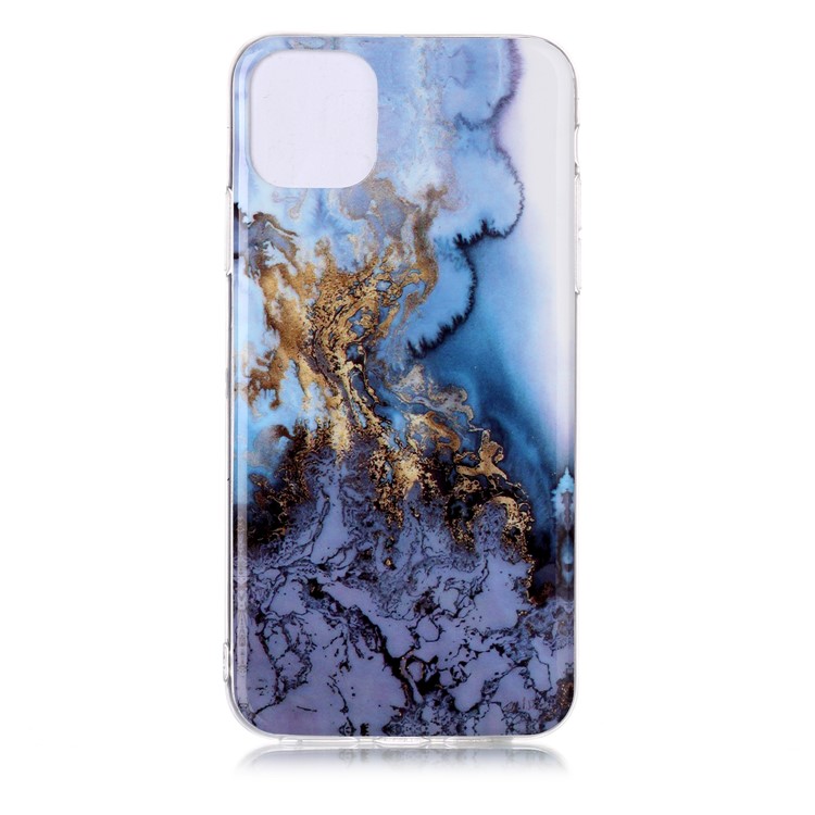 Marble Pattern IMD TPU Shell Case for iPhone (2019) 6.5-inch - Style A-1