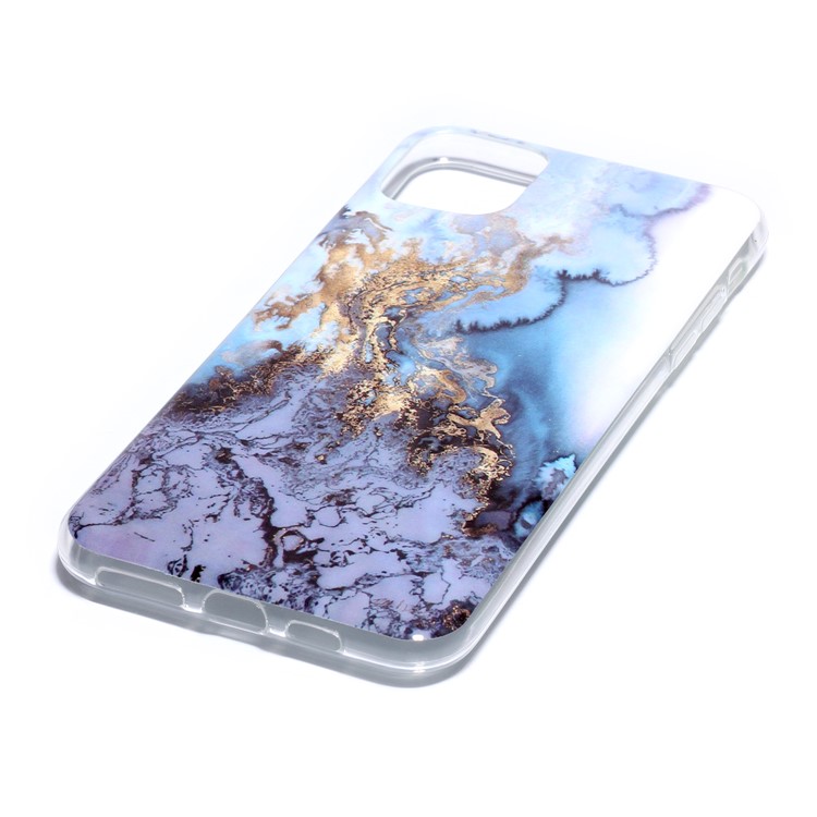 Marble Pattern IMD TPU Shell Case for iPhone (2019) 6.5-inch - Style A-2