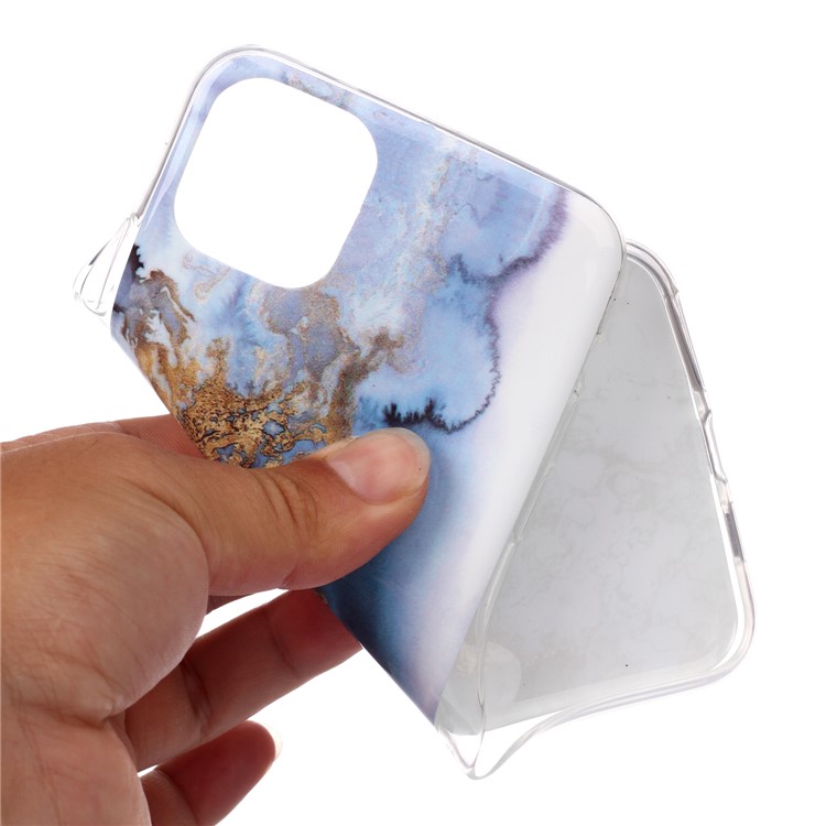 Marble Pattern IMD TPU Shell Case for iPhone (2019) 6.5-inch - Style A-3