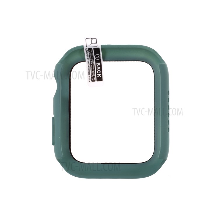 PC Case Cover with Screen Film for Apple Watch Series 3/Series 2/Series 1 38mm - Dark Green-6